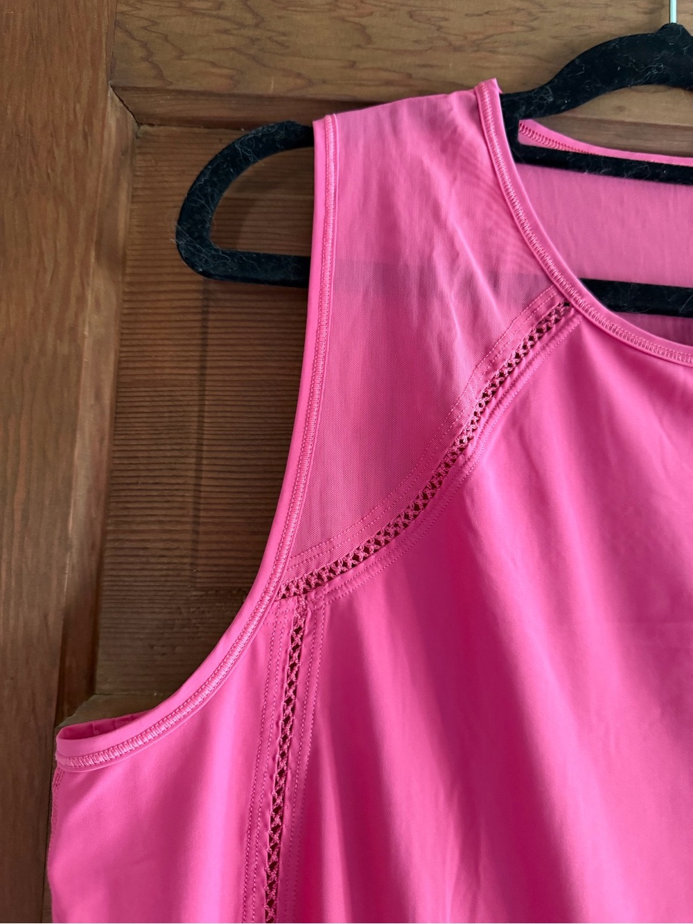 Lululemon Sculpt Tank Top Lace Trim in Raspberry Coulis Pink Size 10 - Picture 4 of 12